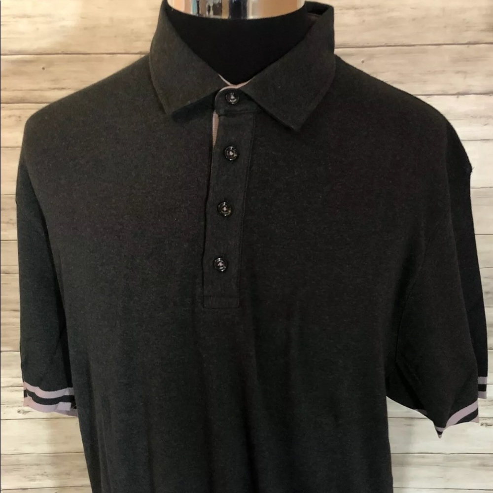Men Ted Baker NEW Black Polo Shirt 2XL